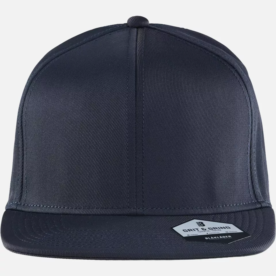 Blaklader 208611088600, Flexible Flat Brim Cap, Dark Navy, image 5, gallery thumbnail