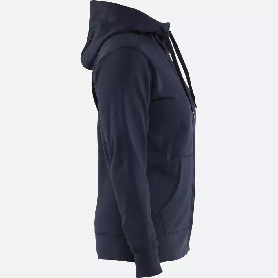Blaklader 339511588600, Women's Zip Hoodie, Dark Navy Blue, image 2, gallery thumbnail