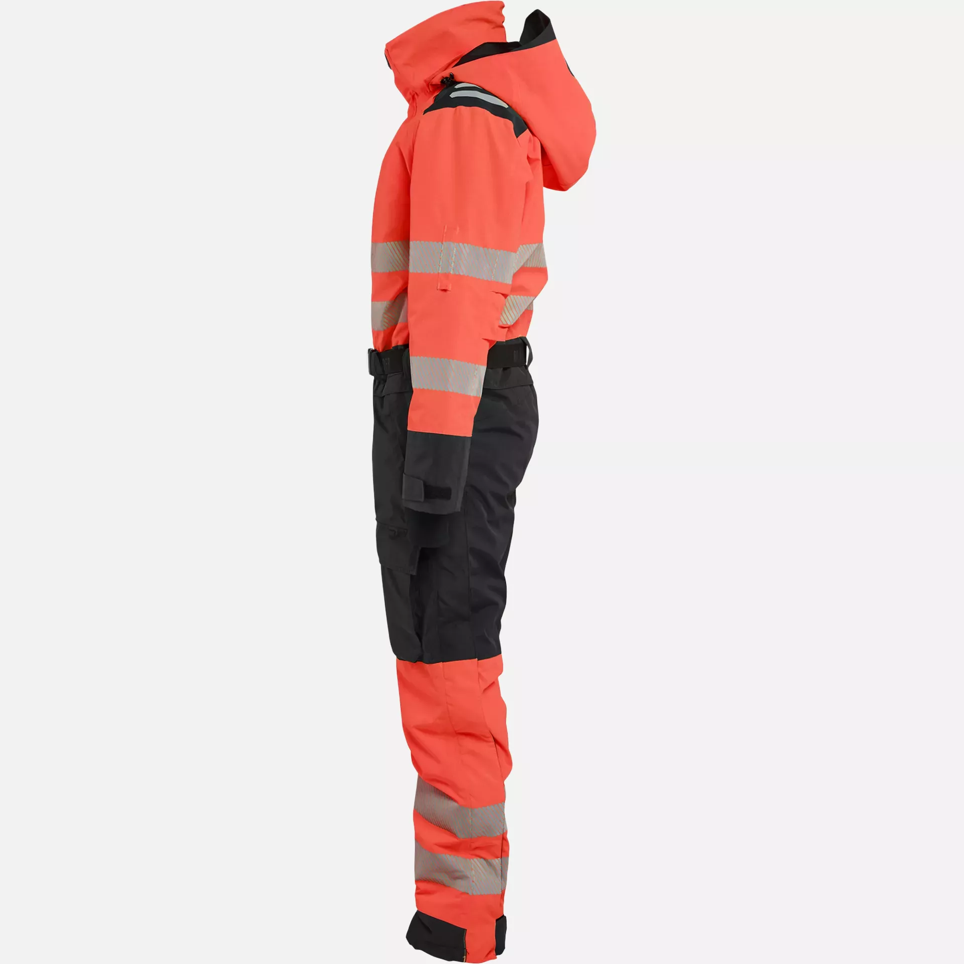 Blaklader 672619775599, Ladies High Vis Winter Coverall, High Vis Red/Black, image 3