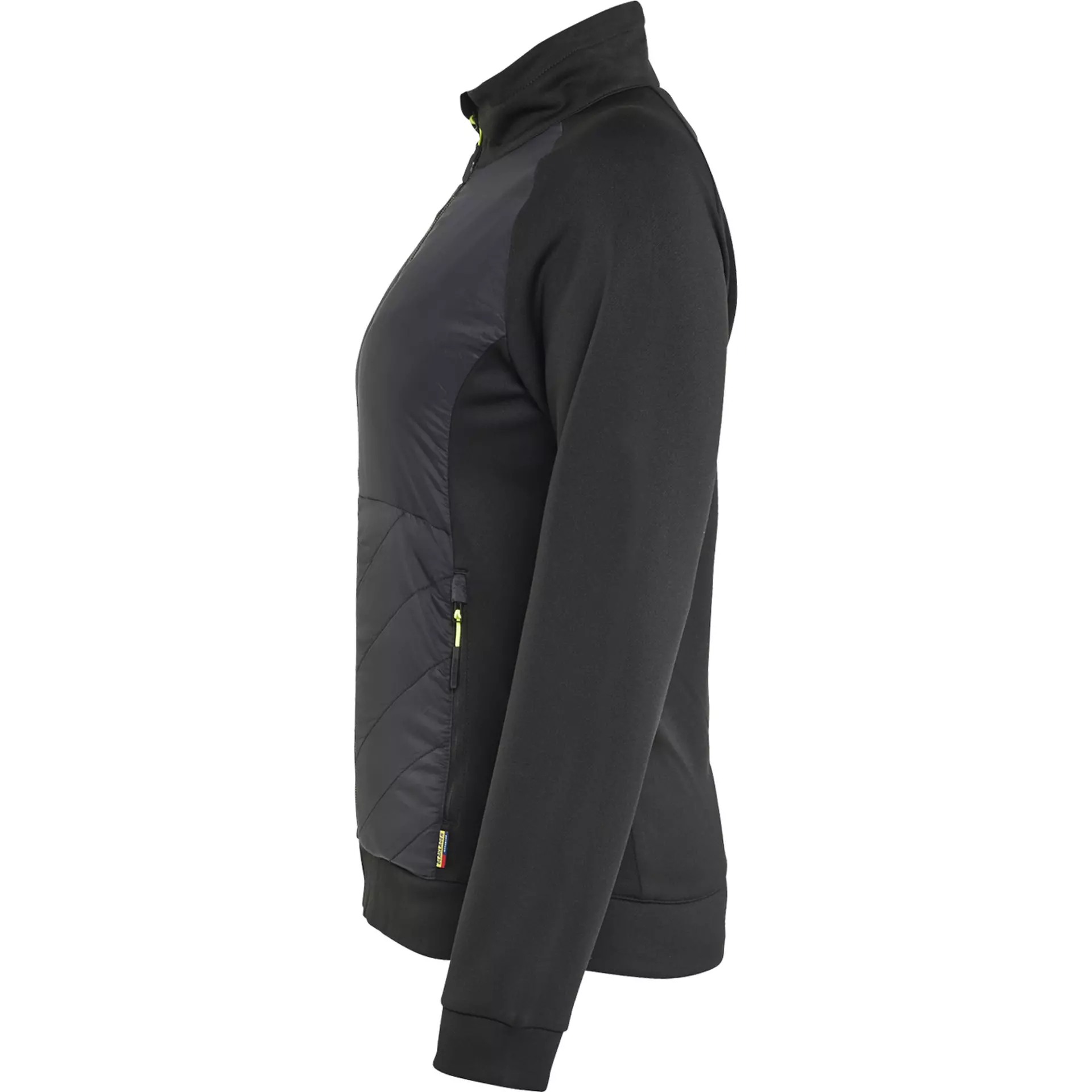 Blåkläder 341925269933, Ladies Hybrid Sweater, Black/Yellow, image 3