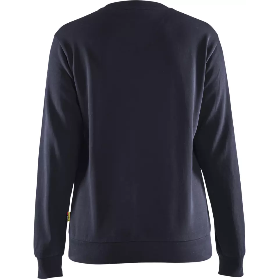 Blåkläder 340811588699, Ladies Sweatshirt, Dark Navy/Black, image 4, gallery thumbnail