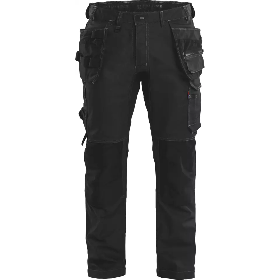 Blaklader 175011419900, Denim Stretch Handwerker Arbeitshose, Schwarz