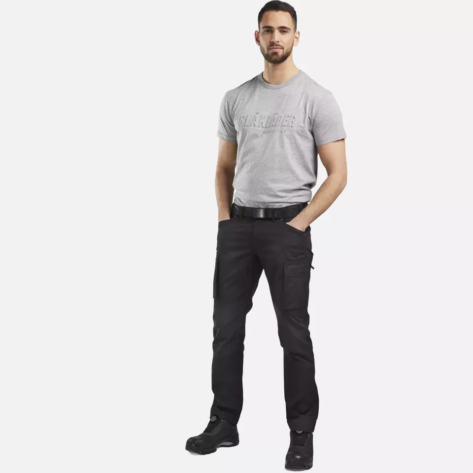 Blaklader 353110439000, 3D T-Shirt, Grau Melange, image 5, gallery thumbnail