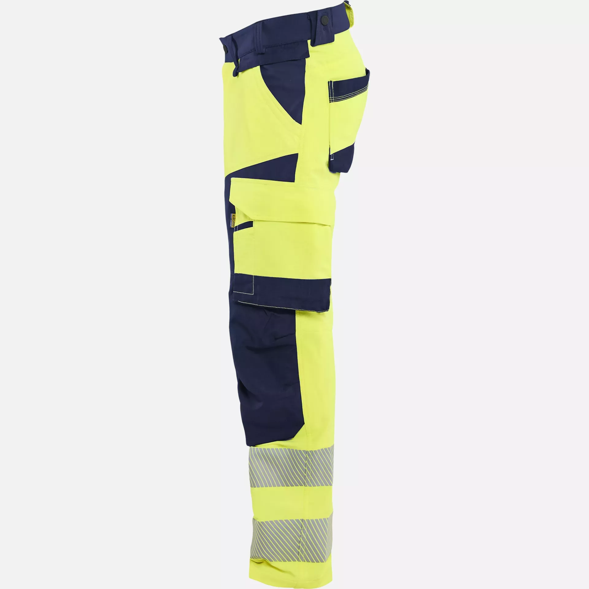 Blaklader 112416483389, Hi-Vis Work Trousers 4-Way Stretch, Hi-Vis Yellow/Navy Blue, image 3