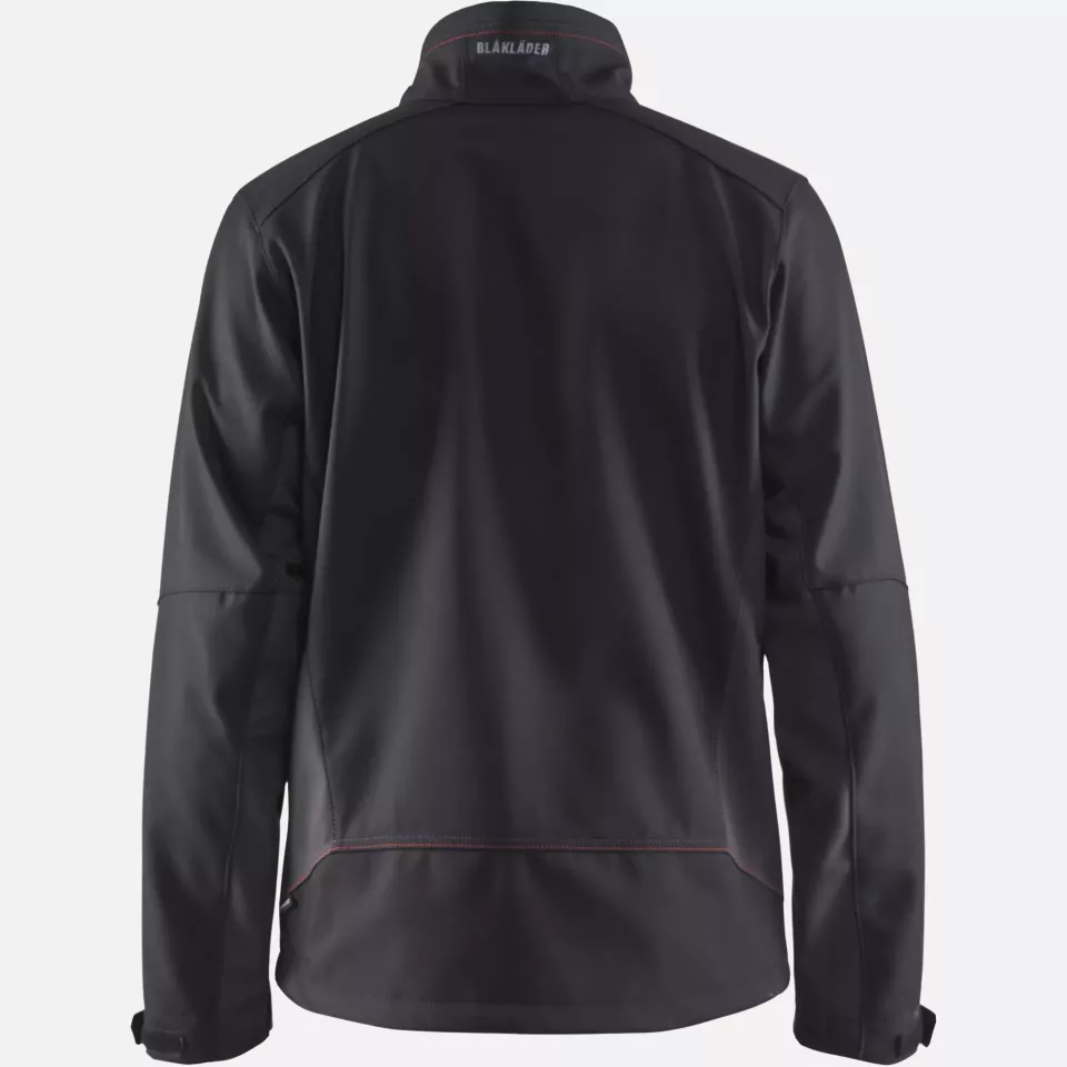 Blaklader 495025169956, Softshell Jacket, Black/Red, image 4, gallery thumbnail