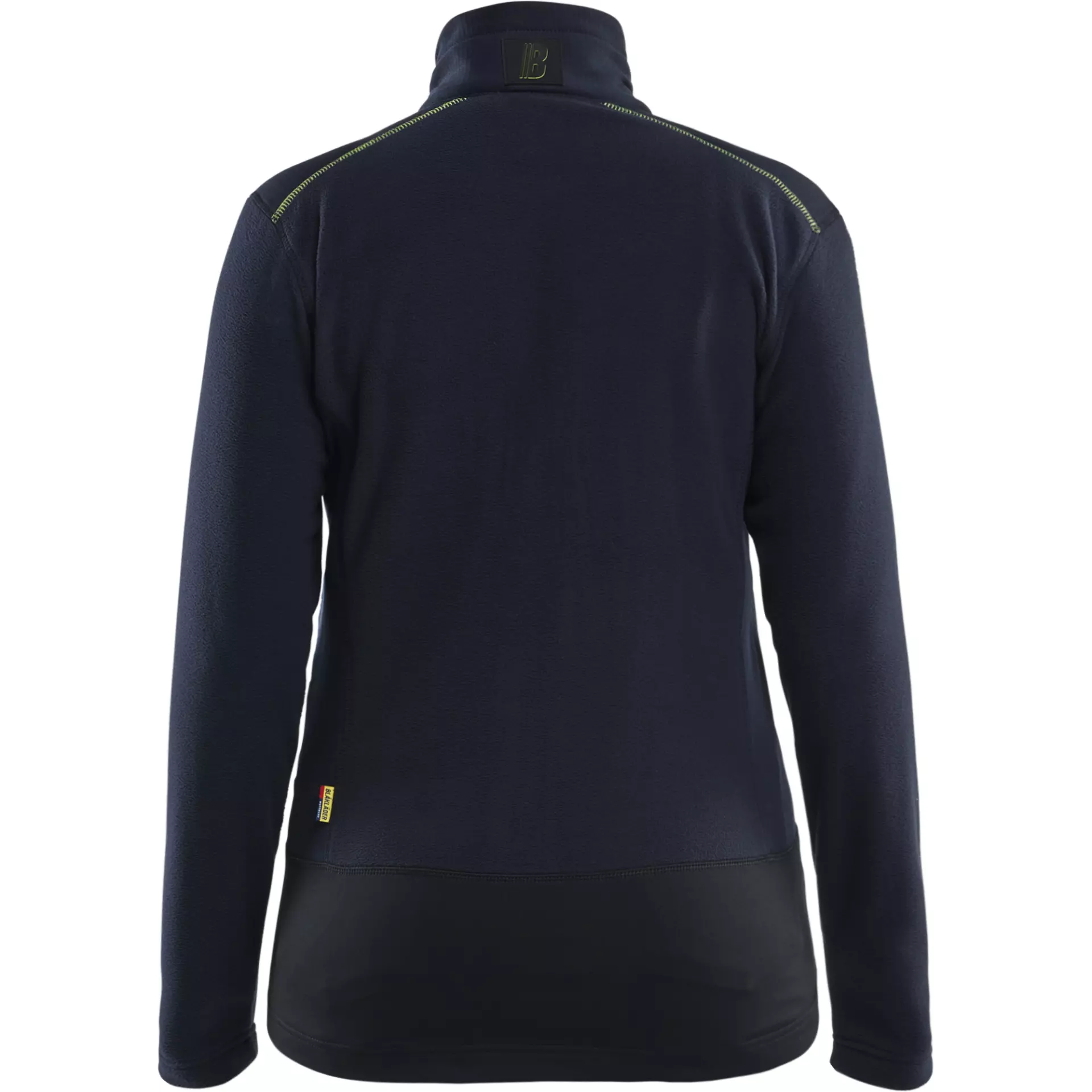 Blaklader 476610108633, Damen Microfleece-Jacke, Dunkel Marineblau/Gelb, image 4