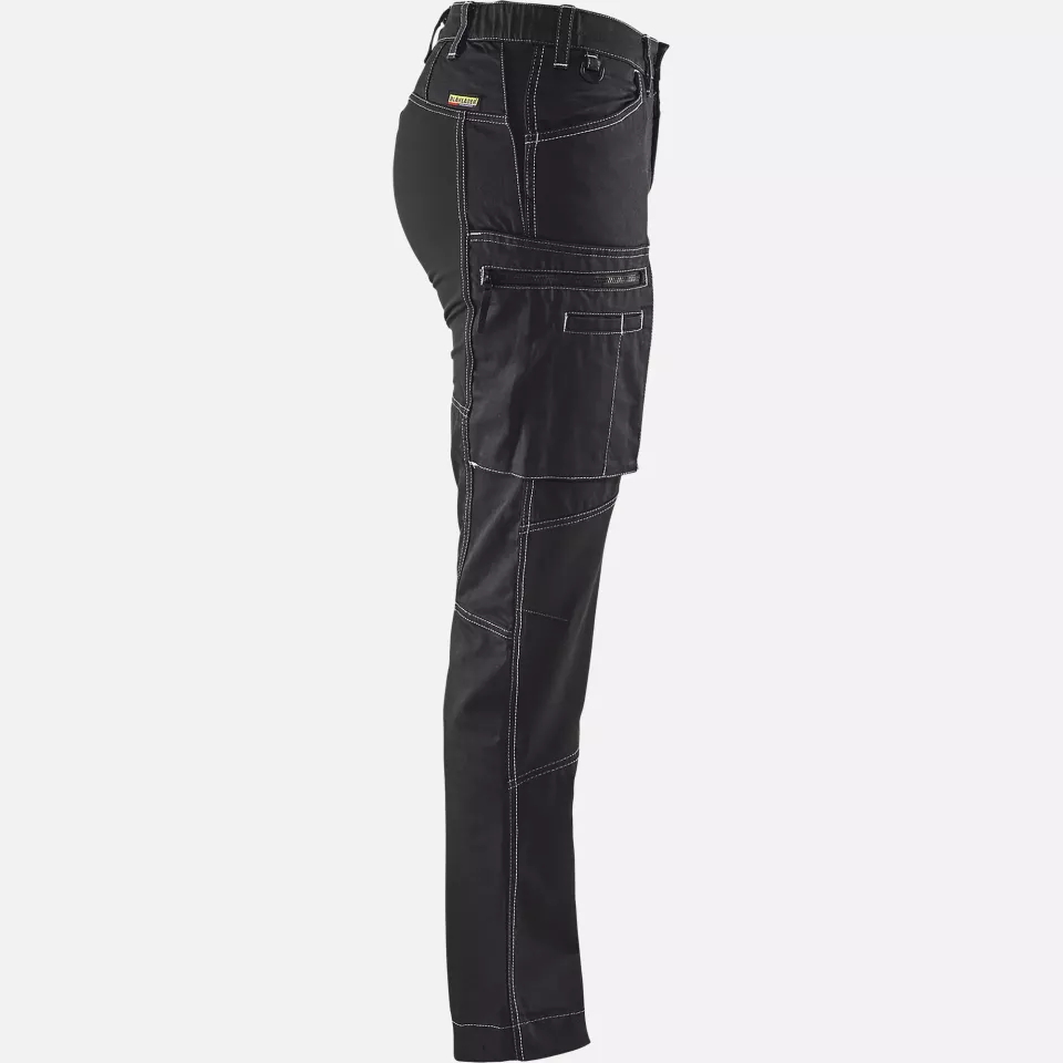 Blaklader 715911429900, Damen Stretch Arbeitshose, Schwarz, image 2, gallery thumbnail