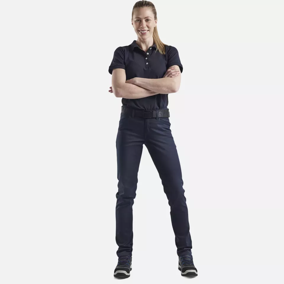 Blaklader 716518308600, 2-Wege-Damen Stretch Chinohose, Dunkel Marineblau, image 5, gallery thumbnail