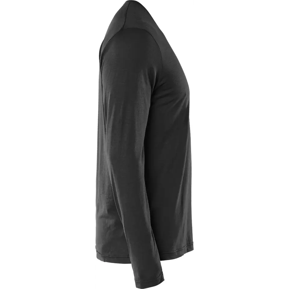 Blåkläder 353817439900, Merinowolle Langarmshirt, Schwarz, image 2, gallery thumbnail