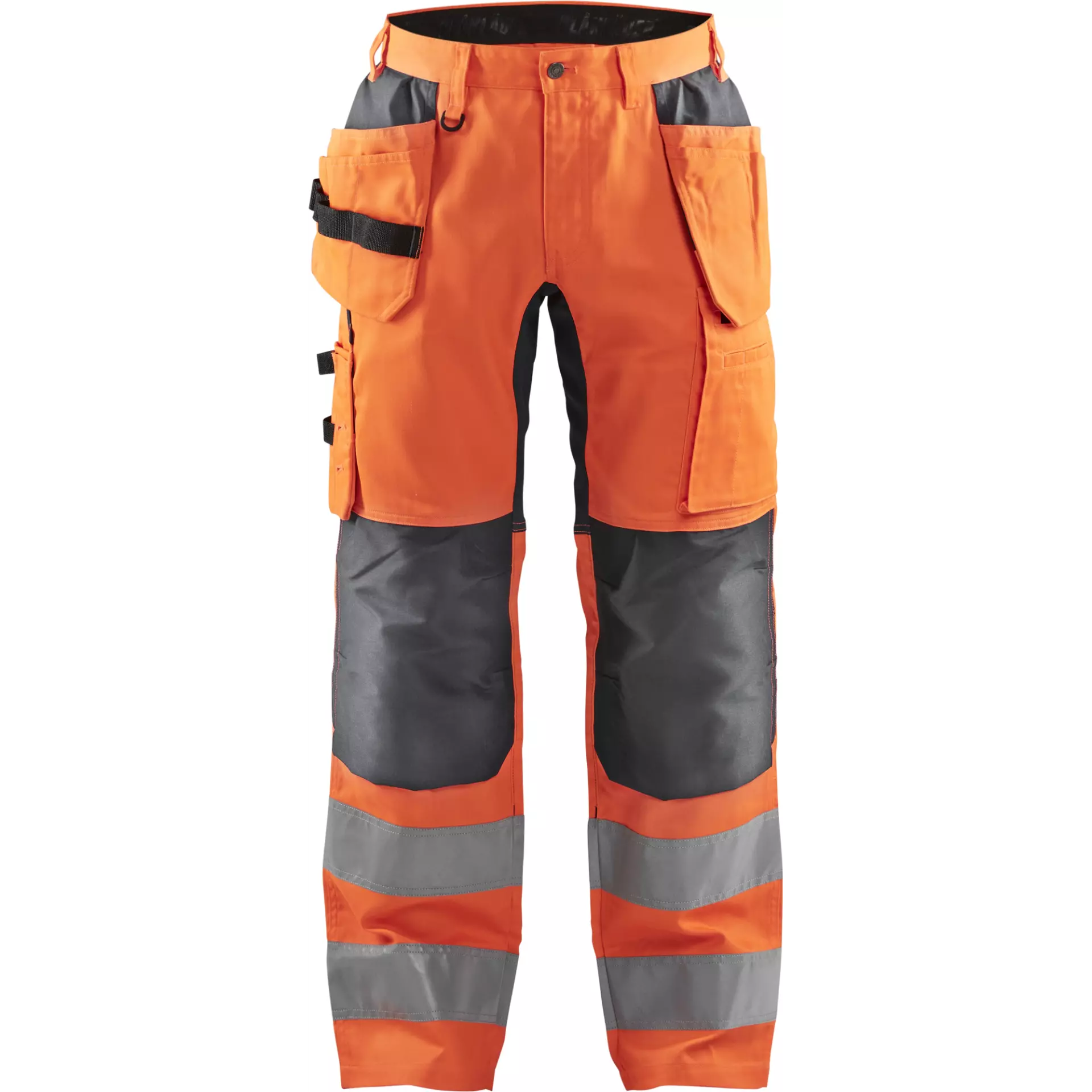 Blaklader 155218115396, High Vis Stretch Arbeitshose, Orange/Mittelgrau, image 1