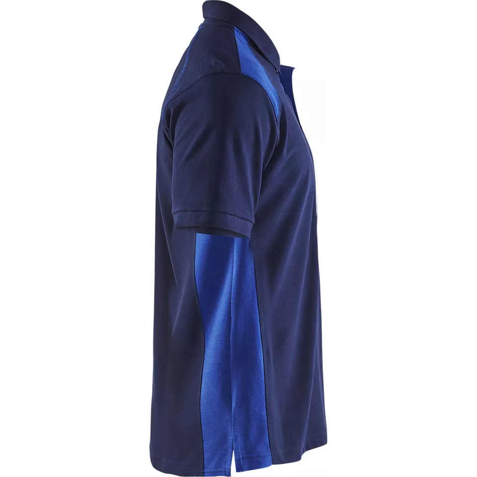 Blaklader 332410508985, Polo Shirt, Navy Blue/Royal Blue, image 2, gallery thumbnail