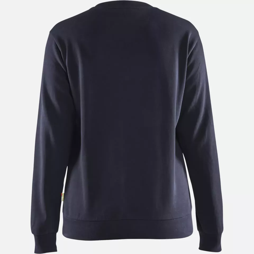 Blaklader 340811588699, Ladies Sweatshirt, Dark Navy/Black, image 4, gallery thumbnail