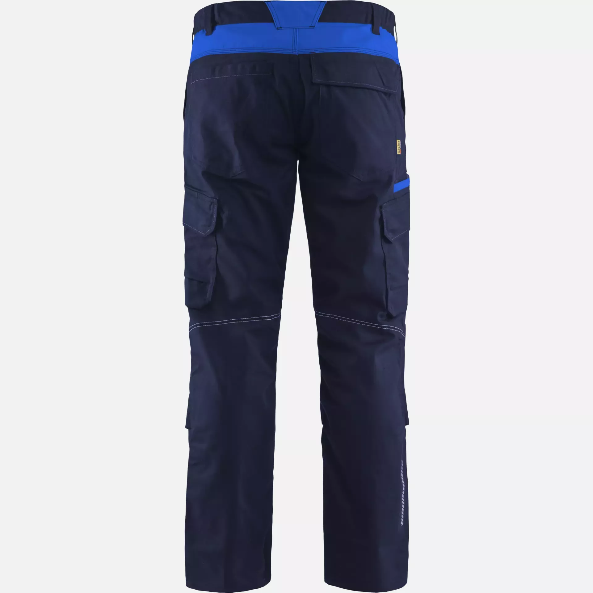 Blaklader 144818328985, Industry Stretch Work Trousers with Knee Pad Pockets, Navy Blue/Royal Blue, image 4