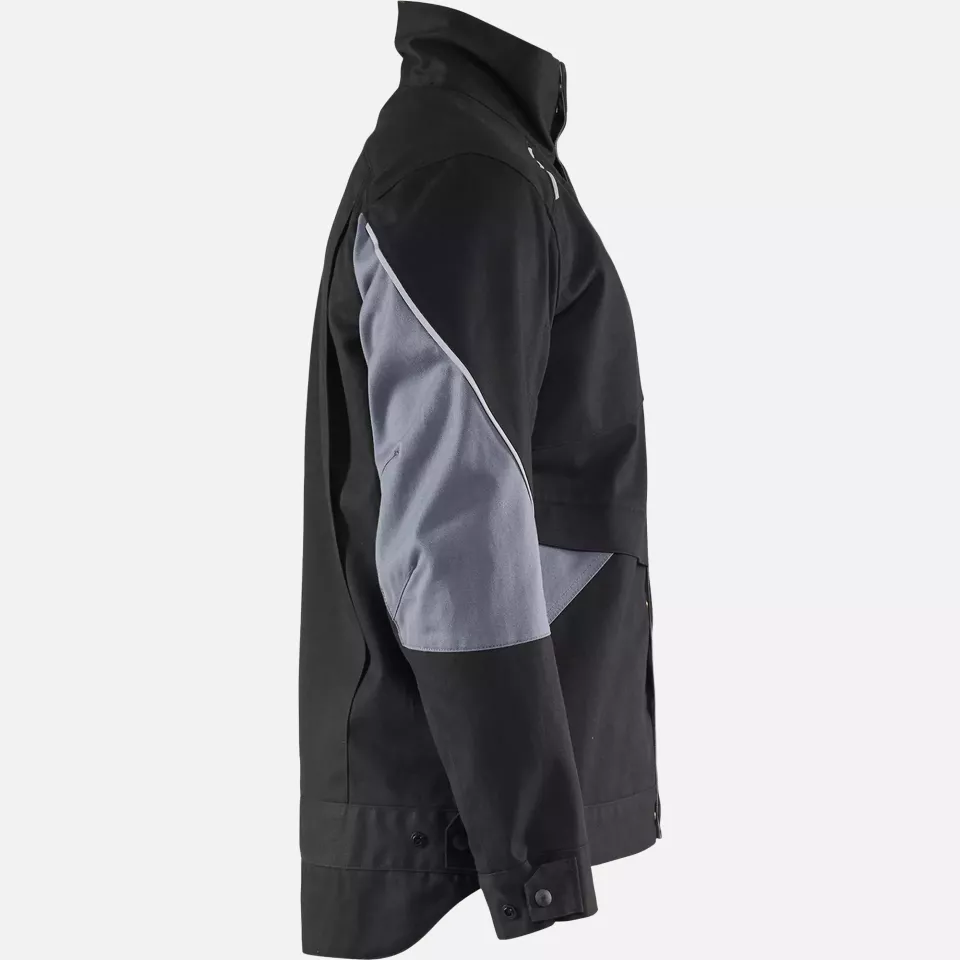 Blaklader 406115169994, Flame Resistant Jacket, Black/Grey, image 2, gallery thumbnail
