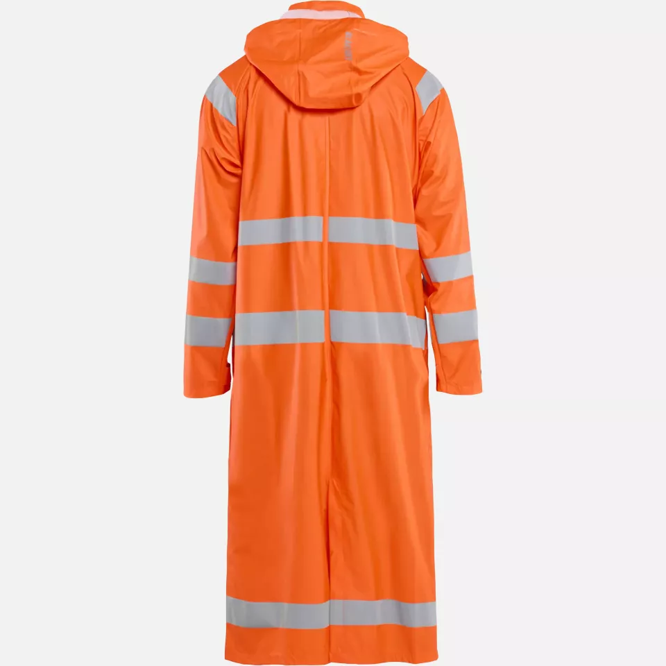 Blaklader 432520005300, High Vis Raincoat, Orange, image 4, gallery thumbnail