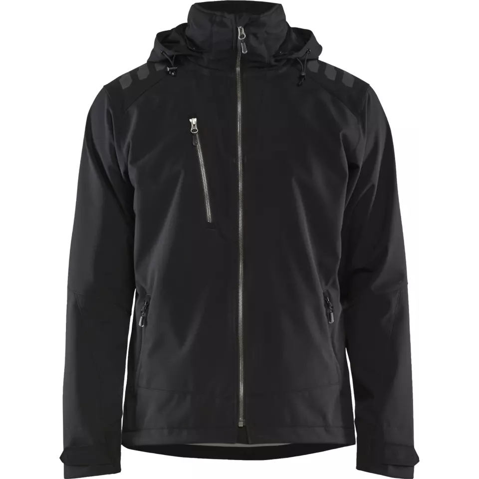 Blåkläder 474925139900, Softshell Jacket, Black, image 1, gallery thumbnail
