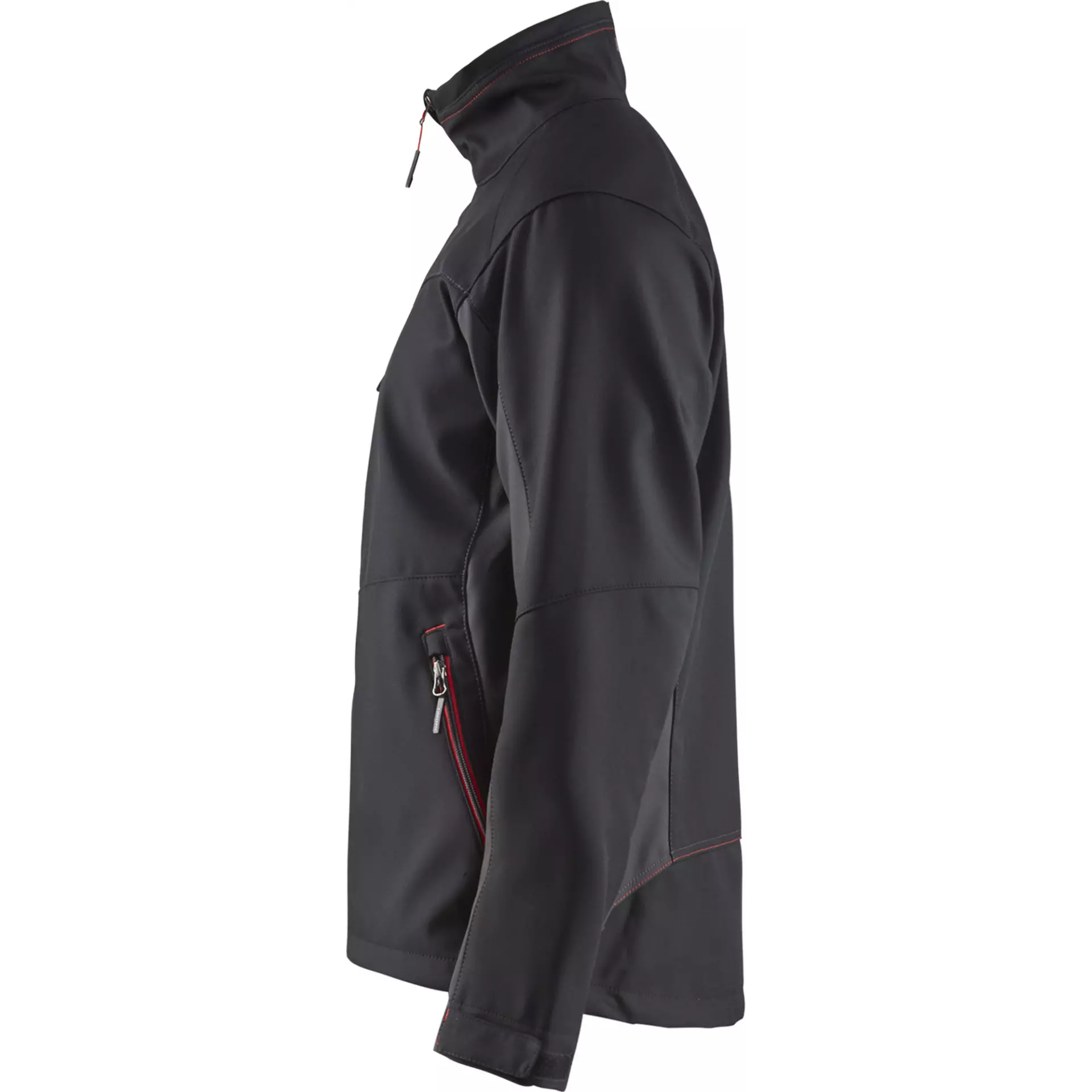 Blaklader 495025169956, Softshell Jacke, Schwarz/Rot, image 3