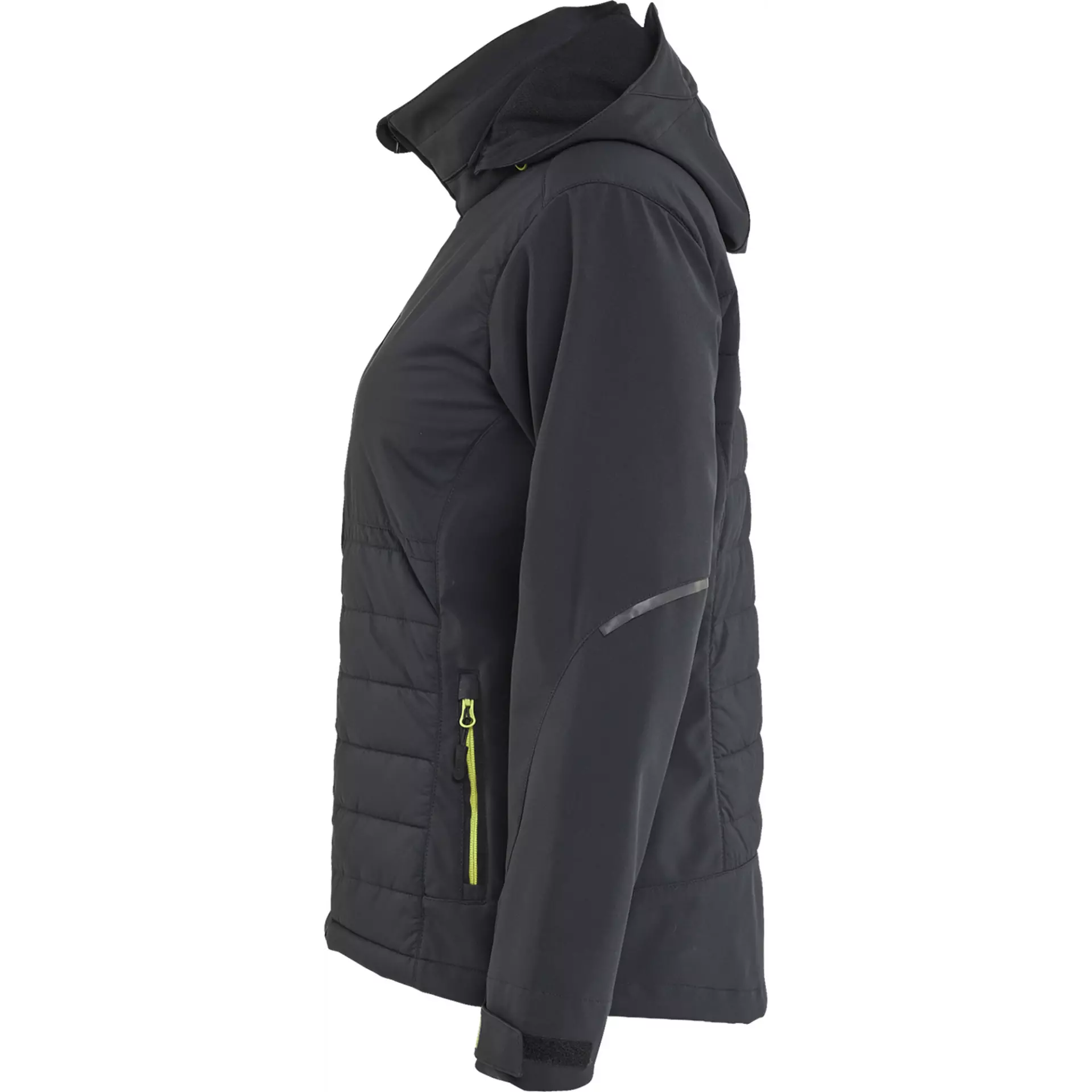 Blåkläder 473325139933, Women's Hybrid Jacket, Black/Yellow, image 3