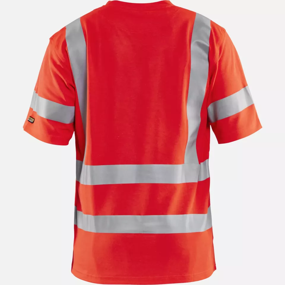 Blaklader 338010705500, High Vis UV Protection T-Shirt, Red, image 4, gallery thumbnail