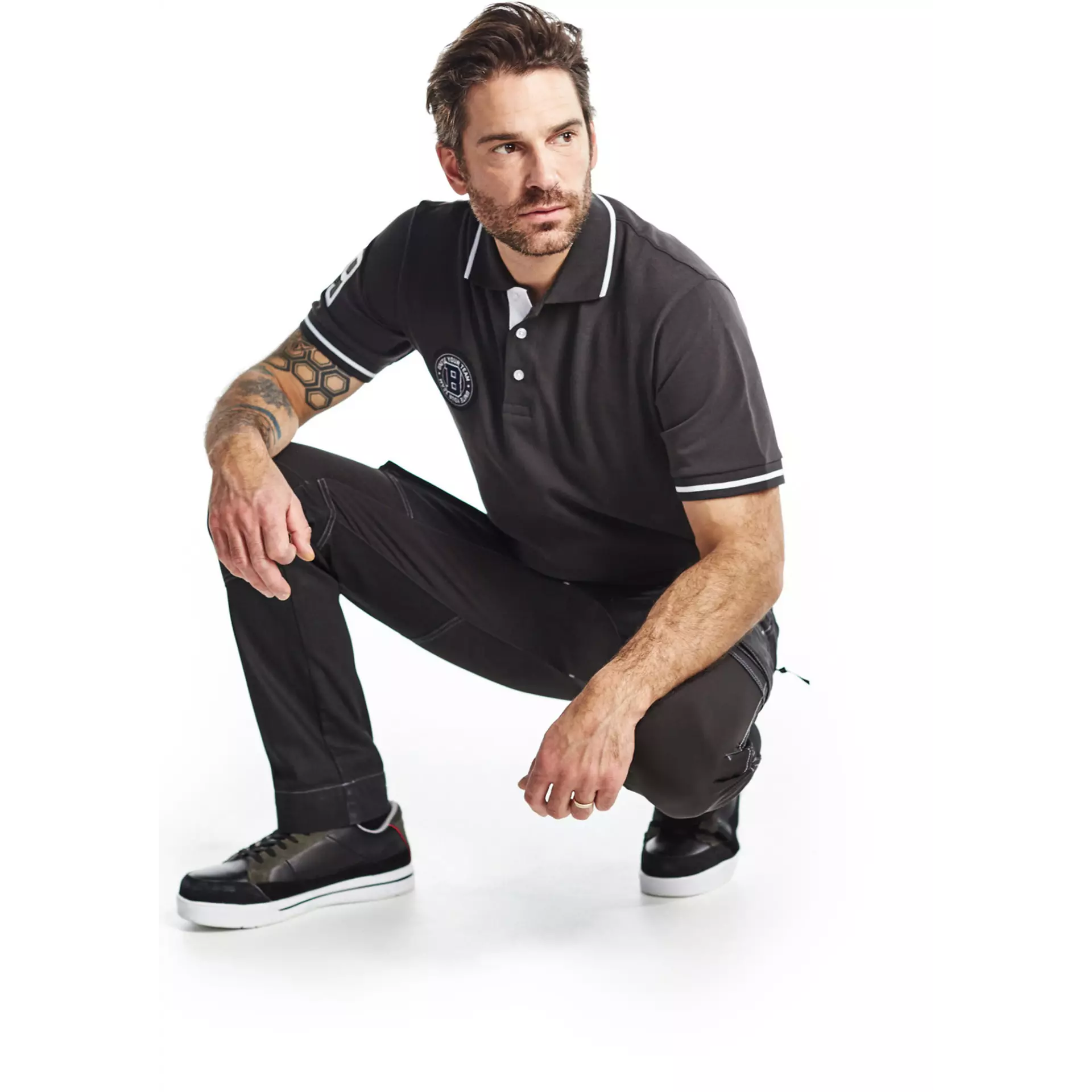 Blaklader 145911429900, Denim Stretch Work Trousers, Black, image 5