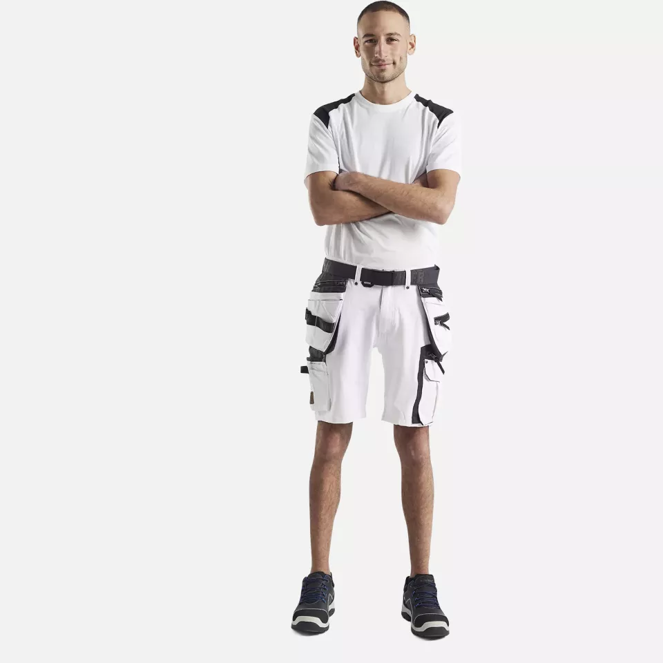 Blaklader 337910421098, T-Shirt, White/Dark Grey, image 5, gallery thumbnail