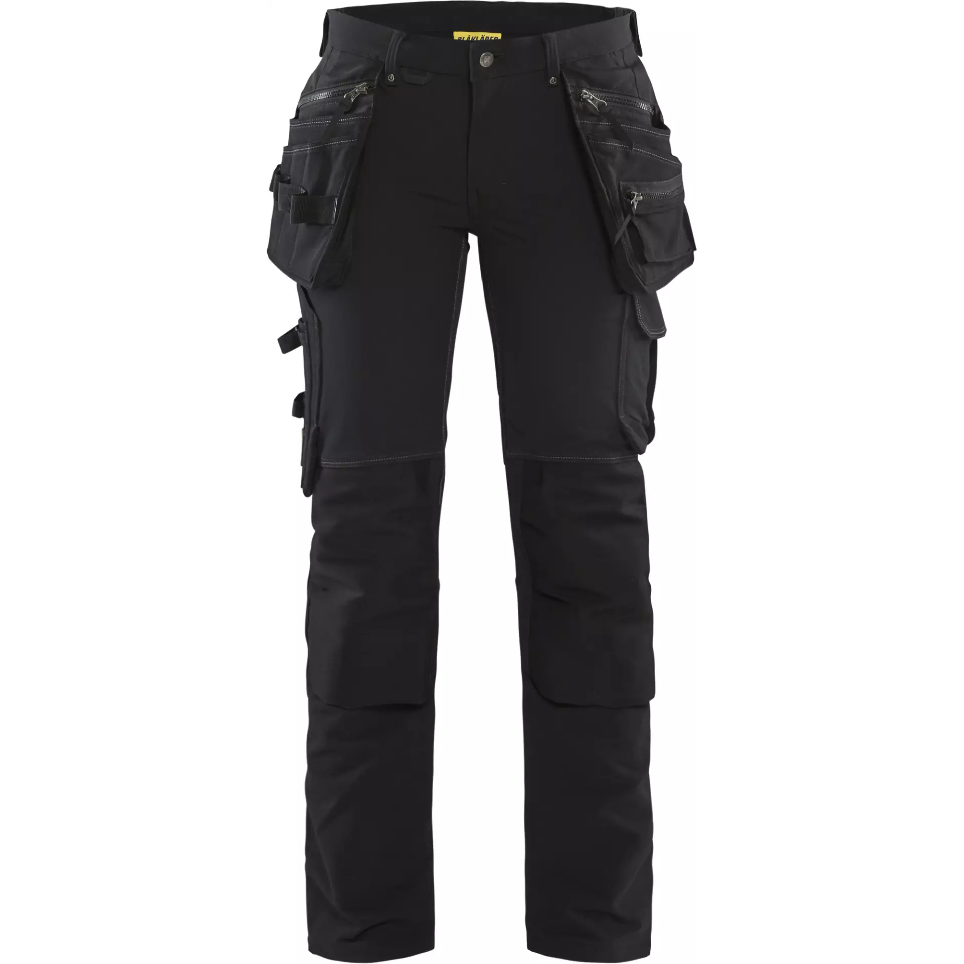 Blaklader 719816449900, Ladies 4-Way Stretch Craftsman Work Trousers, Black