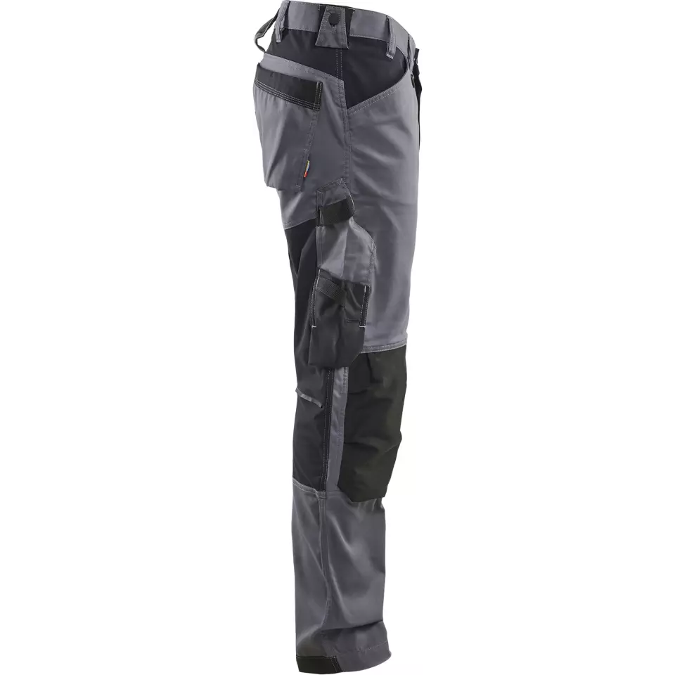 Blaklader 175118329600, Stretch Craftsman Work Trousers, Medium Grey, image 2, gallery thumbnail