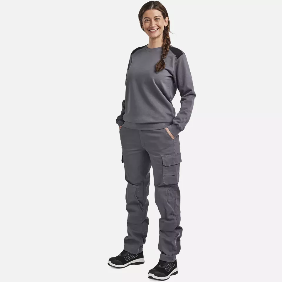 Blaklader 710613449600, Ladies Stretch Industrial Work Trousers, Medium Grey, image 5, gallery thumbnail