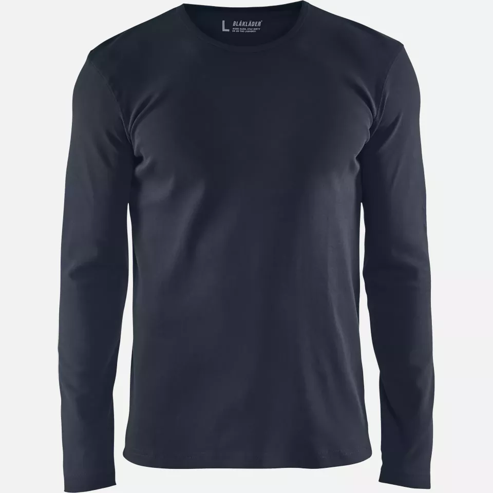Blaklader 331410328600, Long Sleeve T-Shirt, Dark Navy, image 1, gallery thumbnail