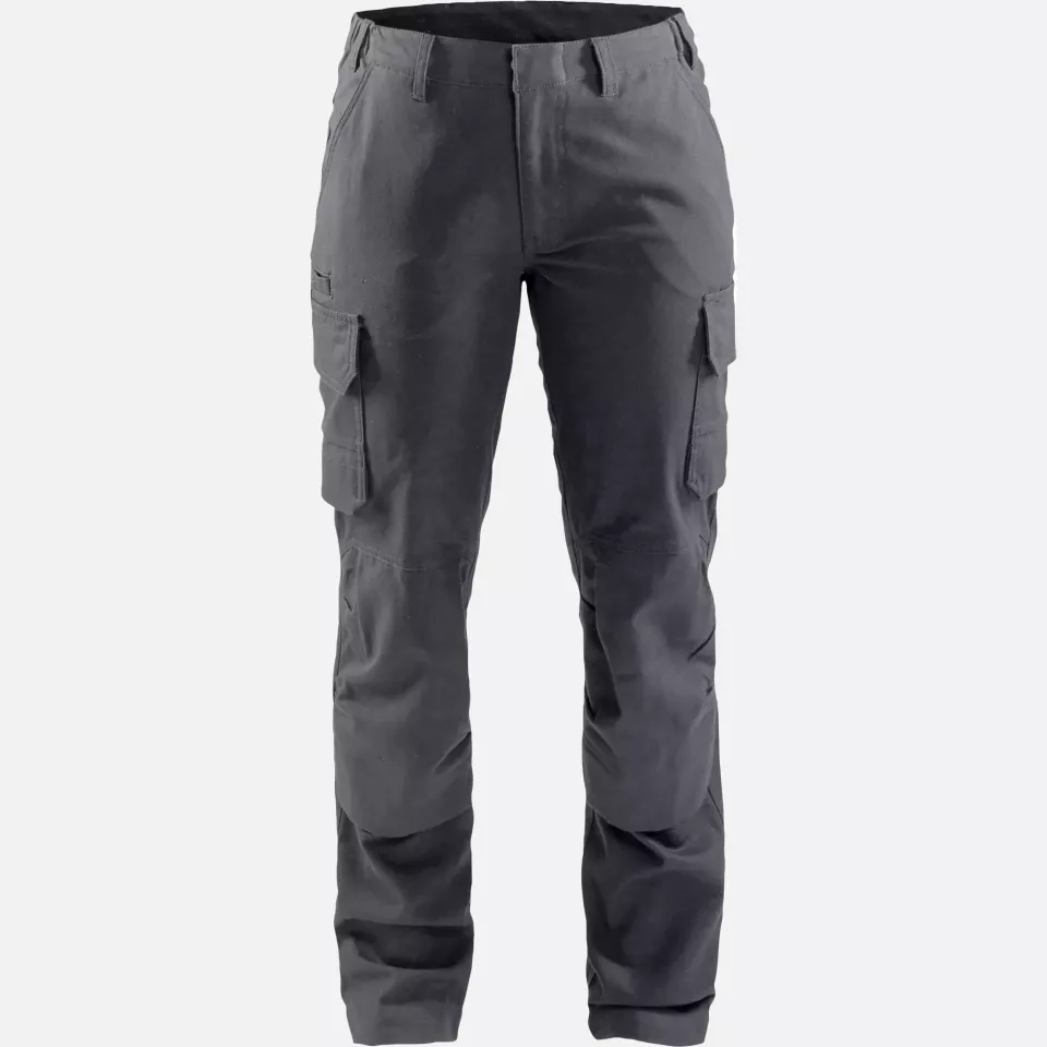 Blaklader 710613449600, Ladies Stretch Industrial Work Trousers, Medium Grey, image 1, gallery thumbnail