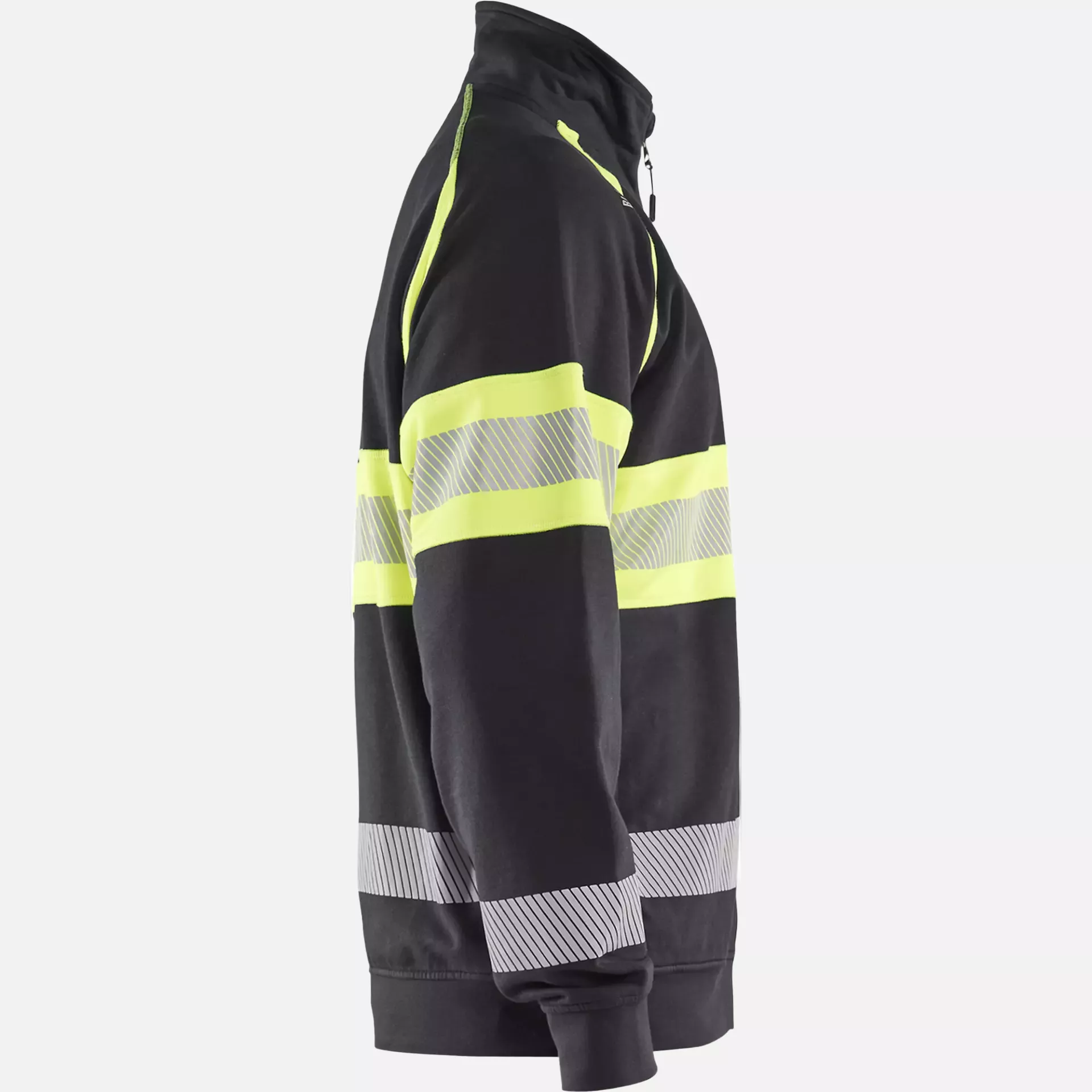 Blaklader 355111589933, High Vis Sweat Jacket, Black/Yellow, image 2