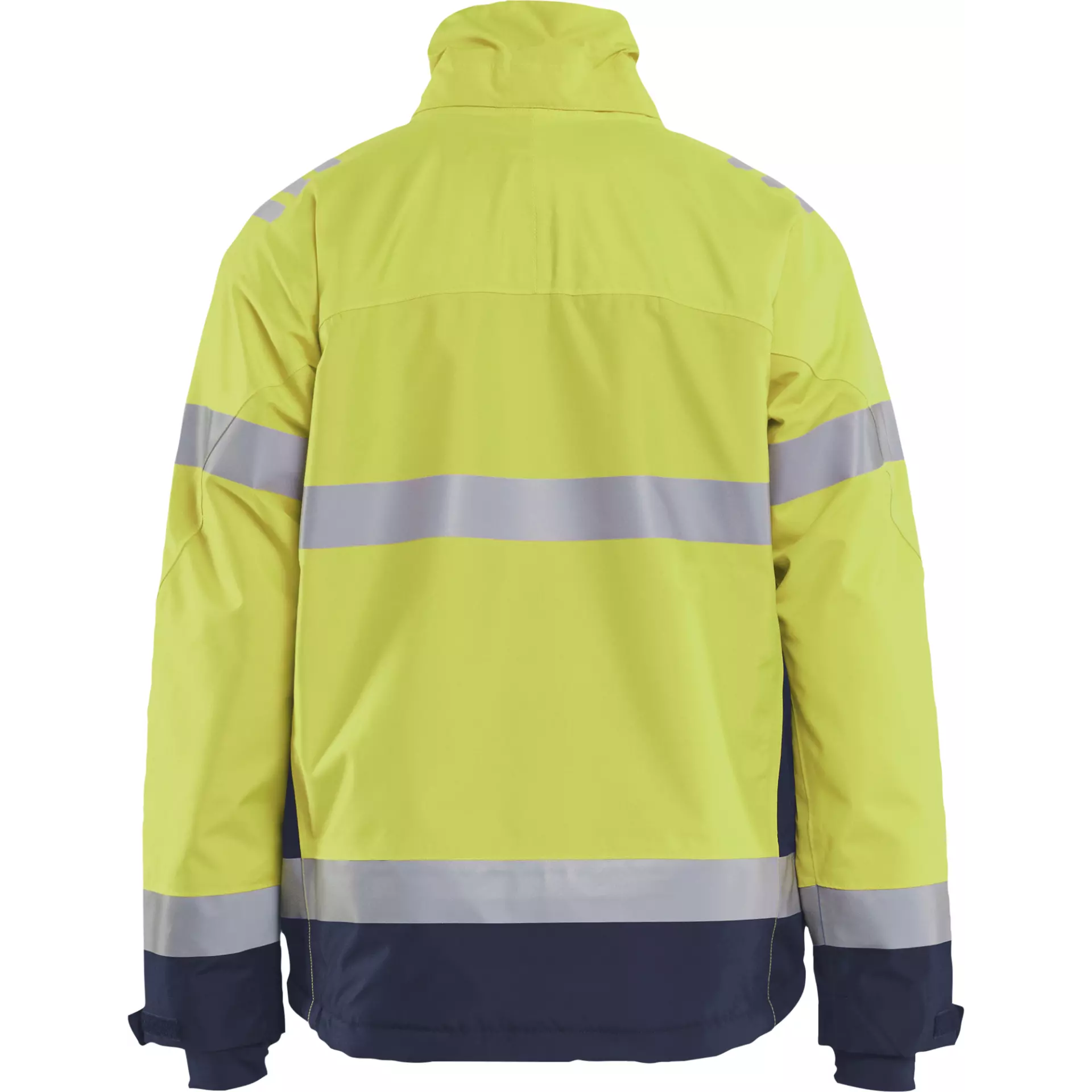 Blaklader 478019773389, High Vis Lined Lightweight Winter Jacket, Yellow/Navy Blue, image 4