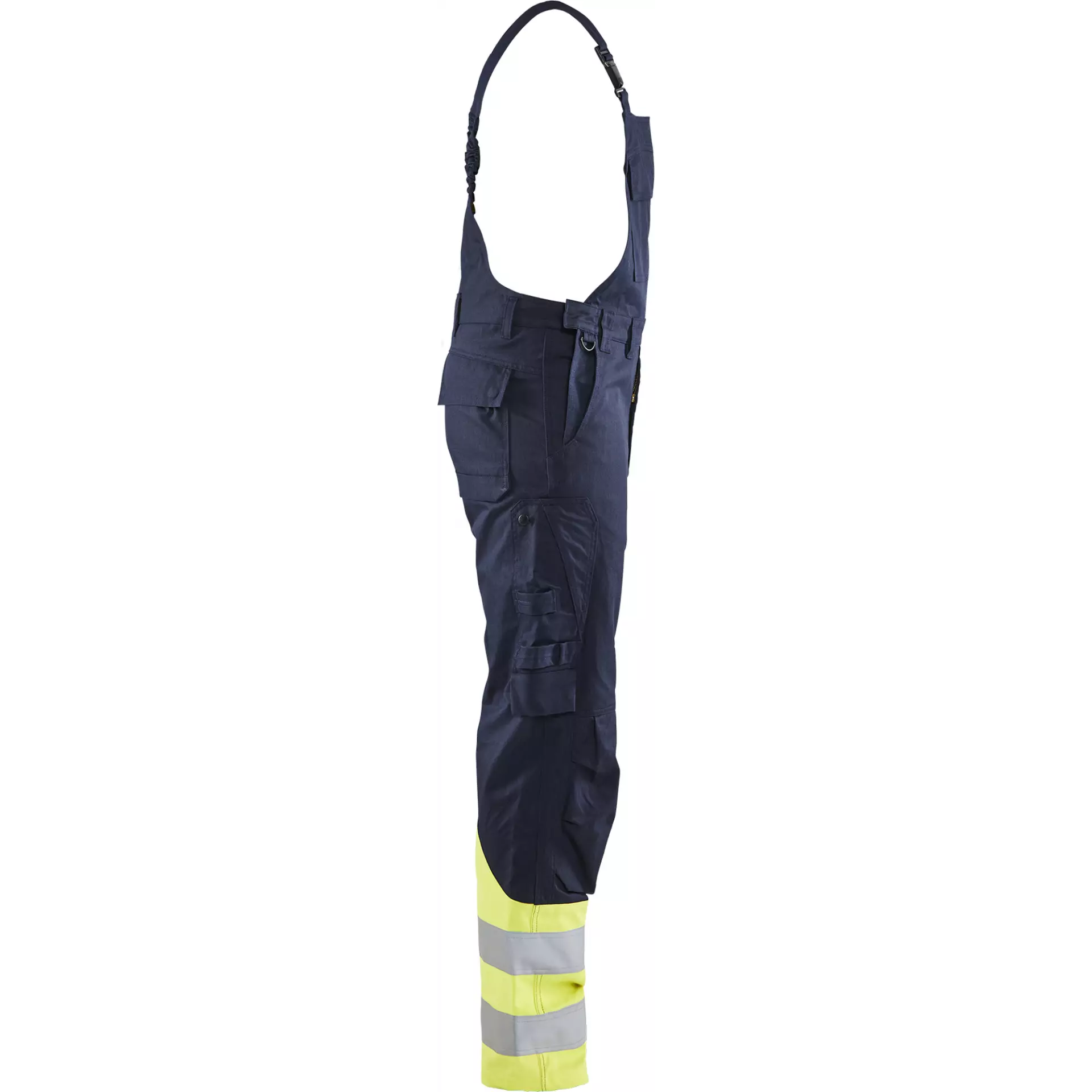 Blåkläder 260515198933, Stahl Latzhose, Marineblau/ Gelb, image 2