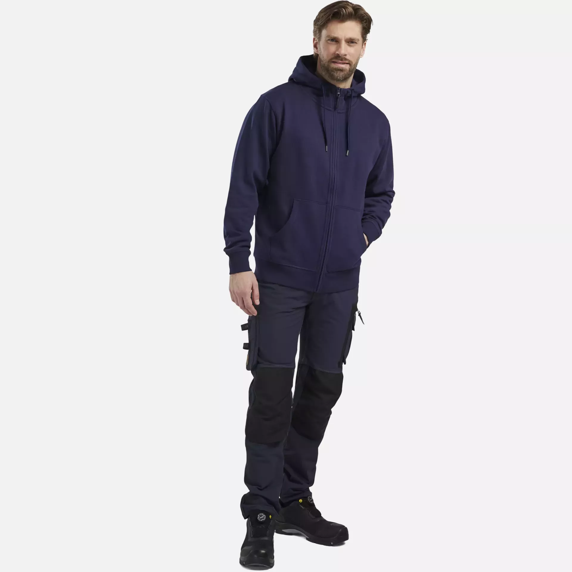 Blaklader 336610488800, Sweatshirt mit Kapuze und Reißverschluss, Marineblau, image 5