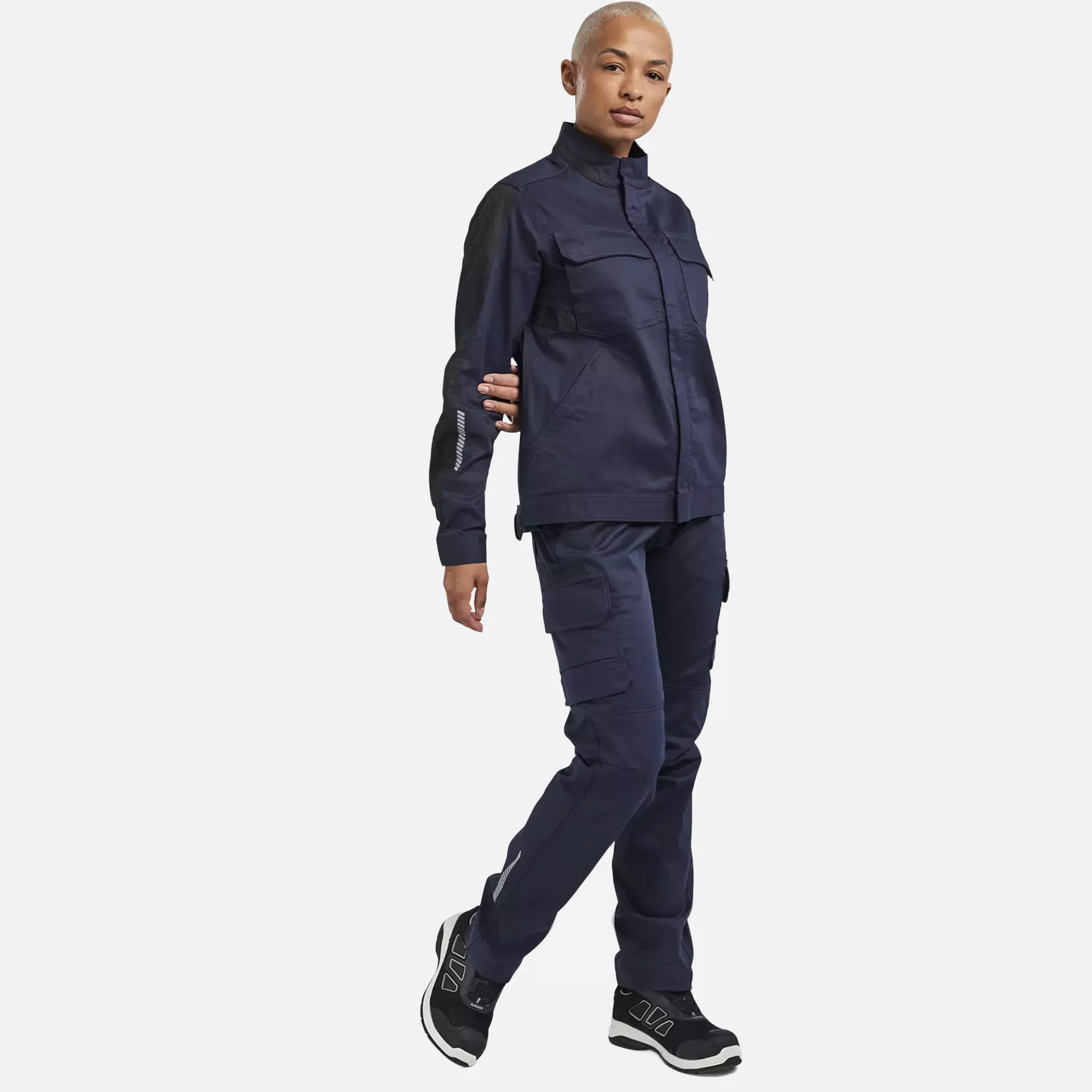 Blaklader 444318328699, Ladies Industry Stretch Jacket, Dark Navy/Black, image 5