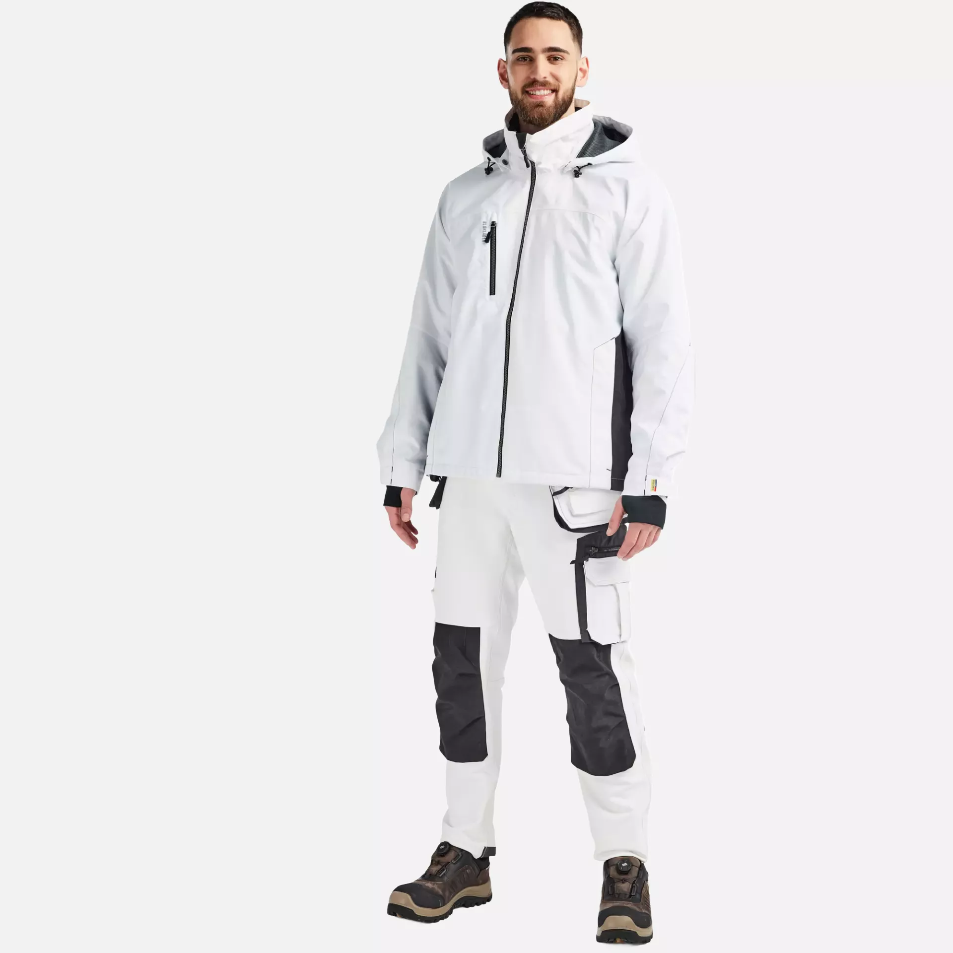 Blaklader 489019771098, Lined Lightweight Winter Jacket, White/Dark Grey, image 5