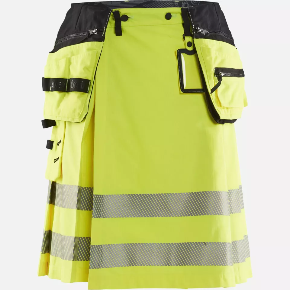 Blaklader 192118313399, High Vis Kilt, Gelb/Schwarz, image 1, gallery thumbnail