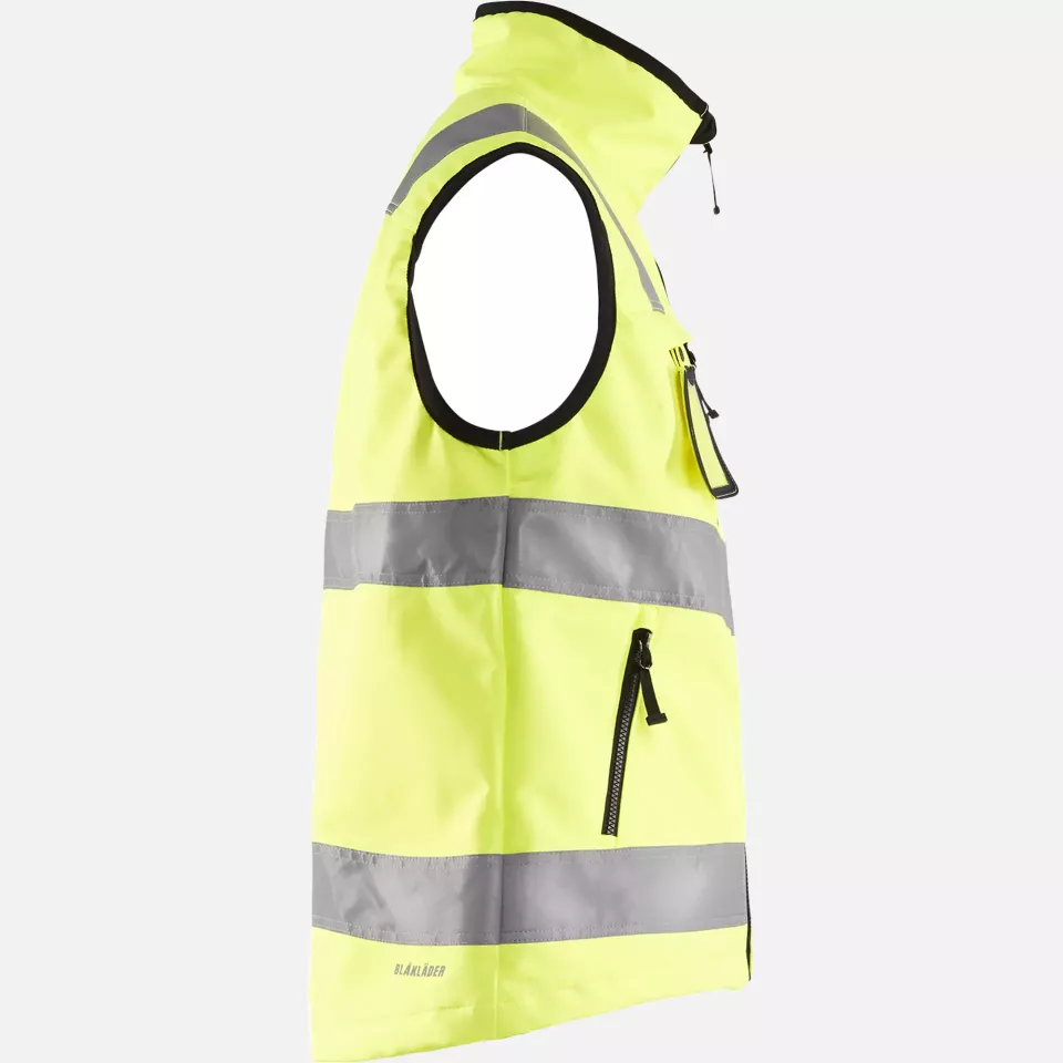 Blaklader 304925173300, High Vis Softshell Vest, Yellow, image 2, gallery thumbnail