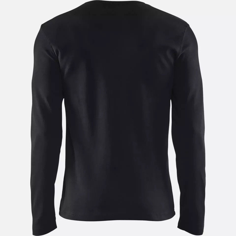 Blaklader 331410329900, Long Sleeve T-Shirt, Black, image 4, gallery thumbnail