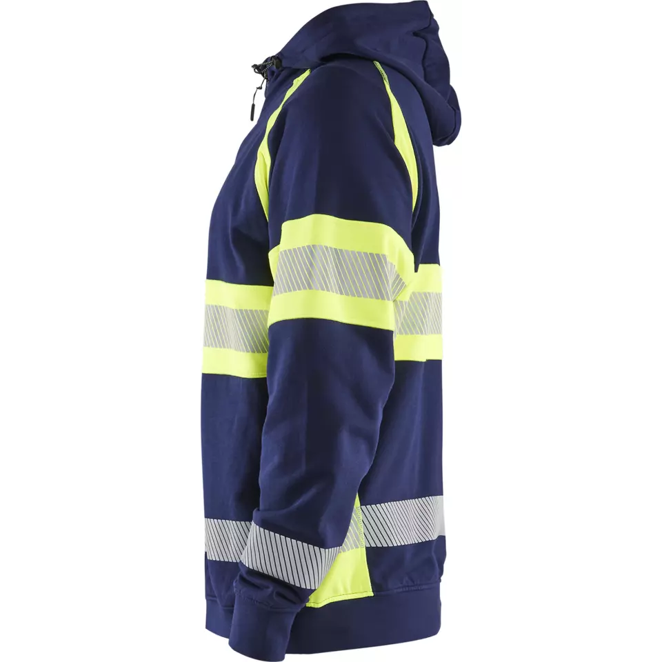 Blaklader 355211588933, High Vis Kapuzenjacke, Marineblau/ Gelb, image 3, gallery thumbnail