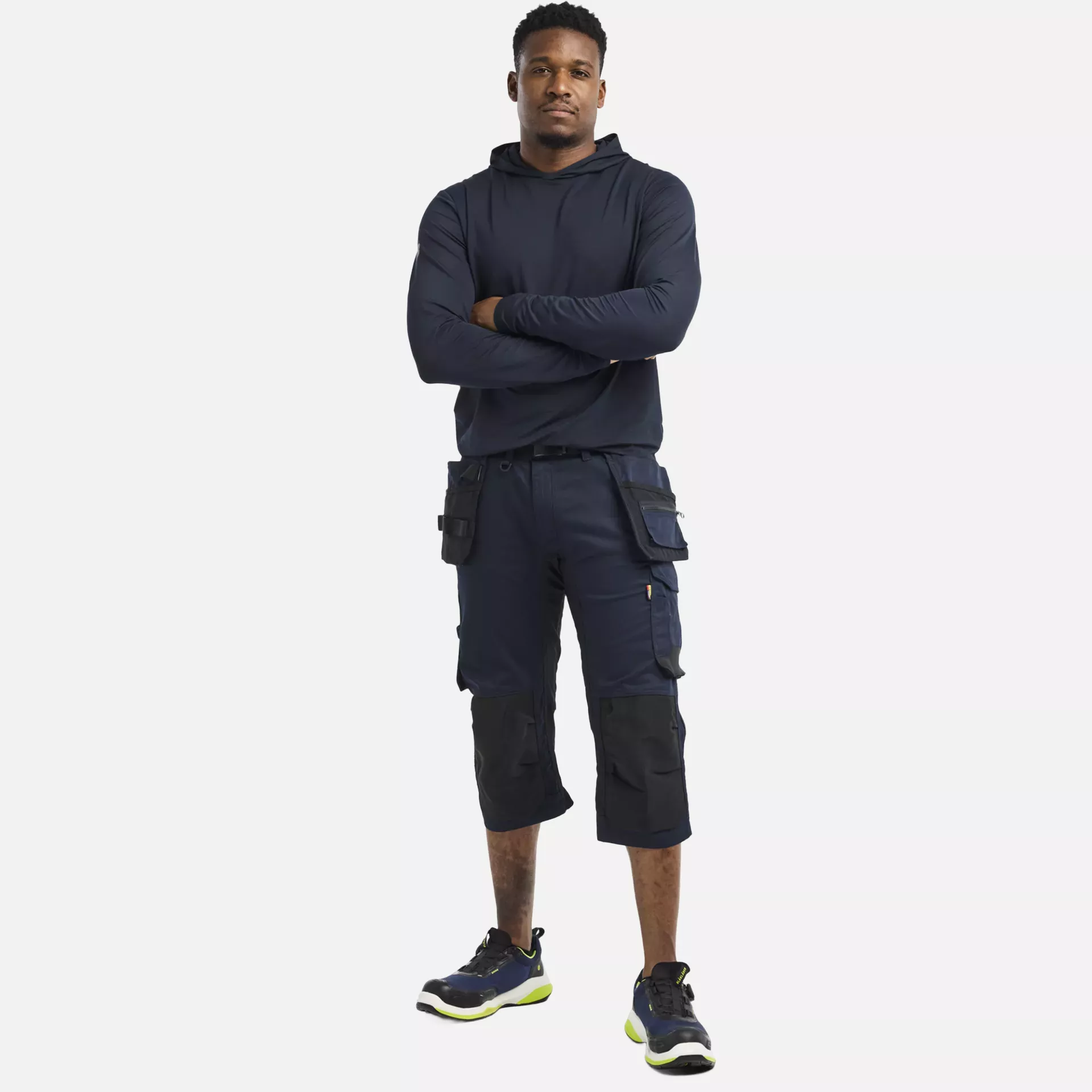 Blaklader 341711268600, Functional Hoodie with UV Protection, Dark Navy Blue, image 5