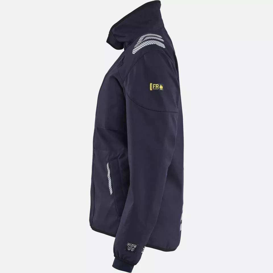Blaklader 444215608900, Women's Softshell Jacket, Navy Blue, image 3, gallery thumbnail