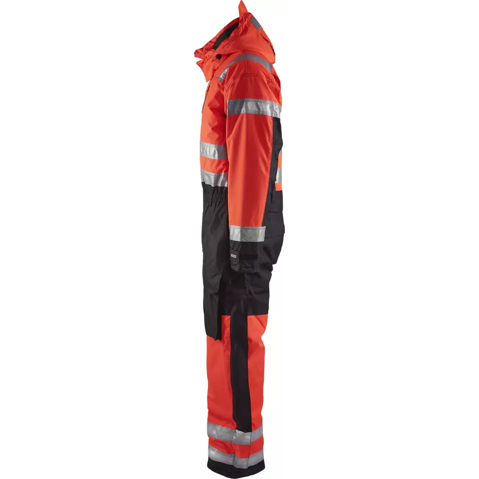 Blåkläder 676319775599, High Vis Winter Coverall, Red/Black, image 2, gallery thumbnail