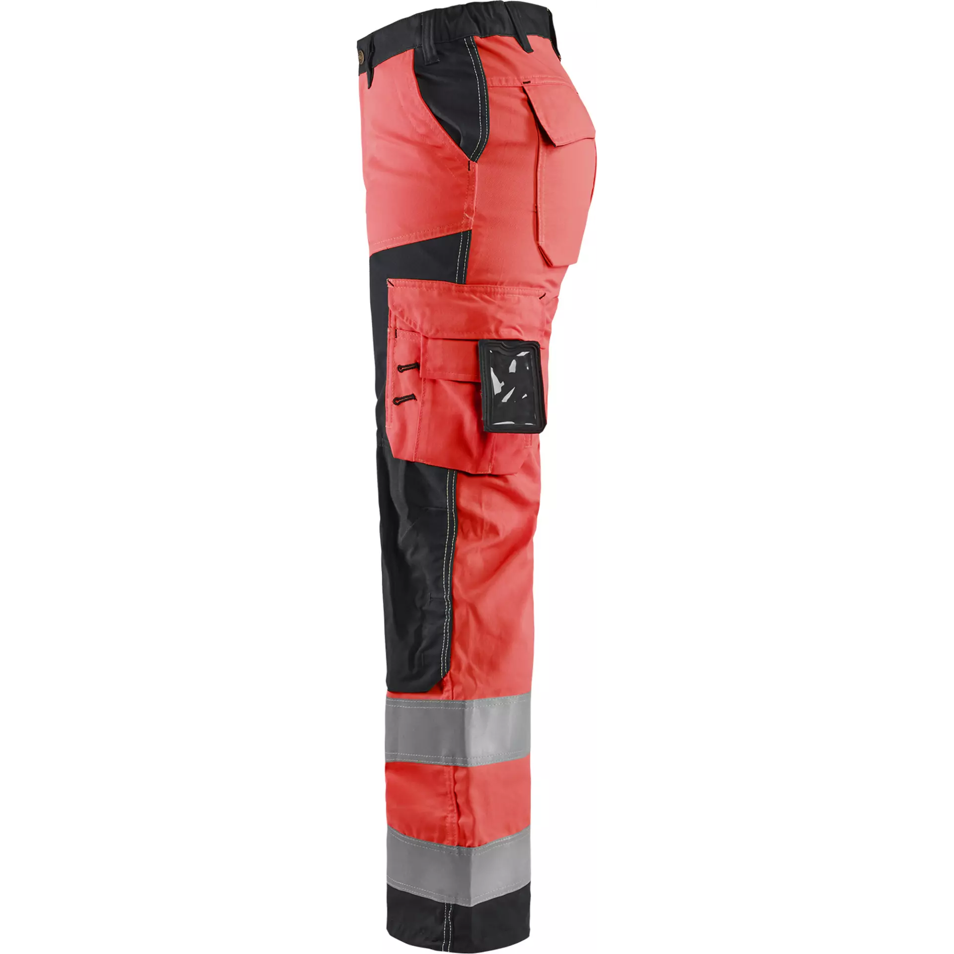 Blaklader 715518115599, High Vis Damen Arbeitshose, Rot/Schwarz, image 3