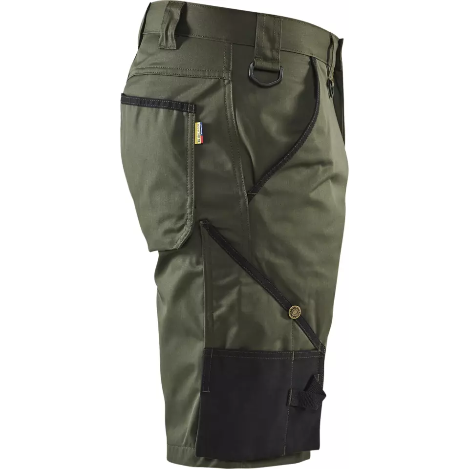 Blaklader 146418354600, Garden Shorts, Army Green, image 2, gallery thumbnail