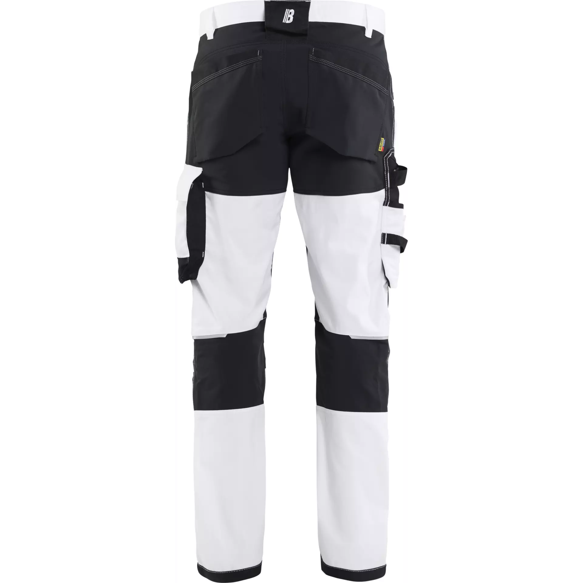 Blåkläder 177118321099, Stretch Malerhose, Weiß/Schwarz, image 4