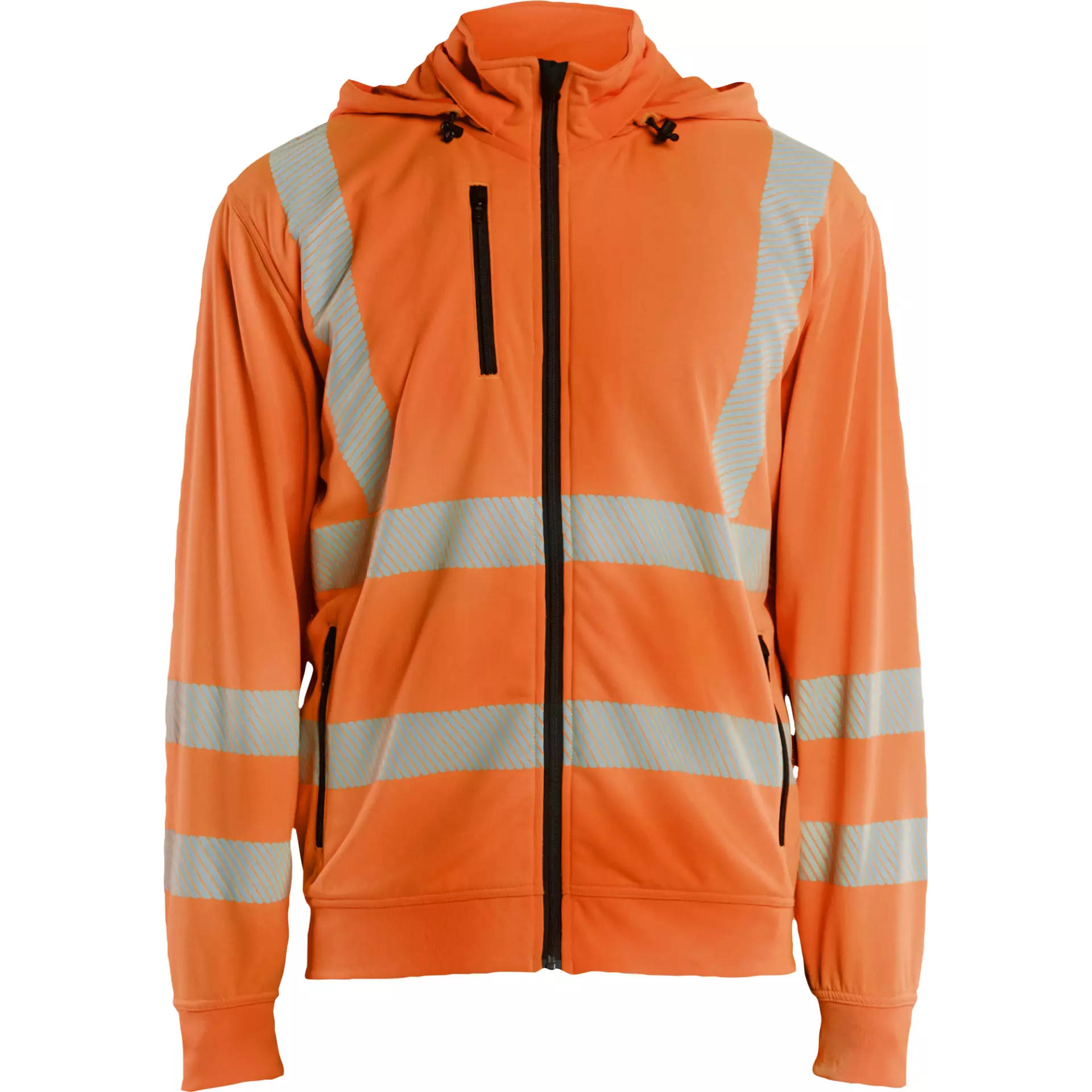 Blåkläder 357325385300, High Vis Sweatshirt mit abnehmbarer Kapuze, Orange, image 1