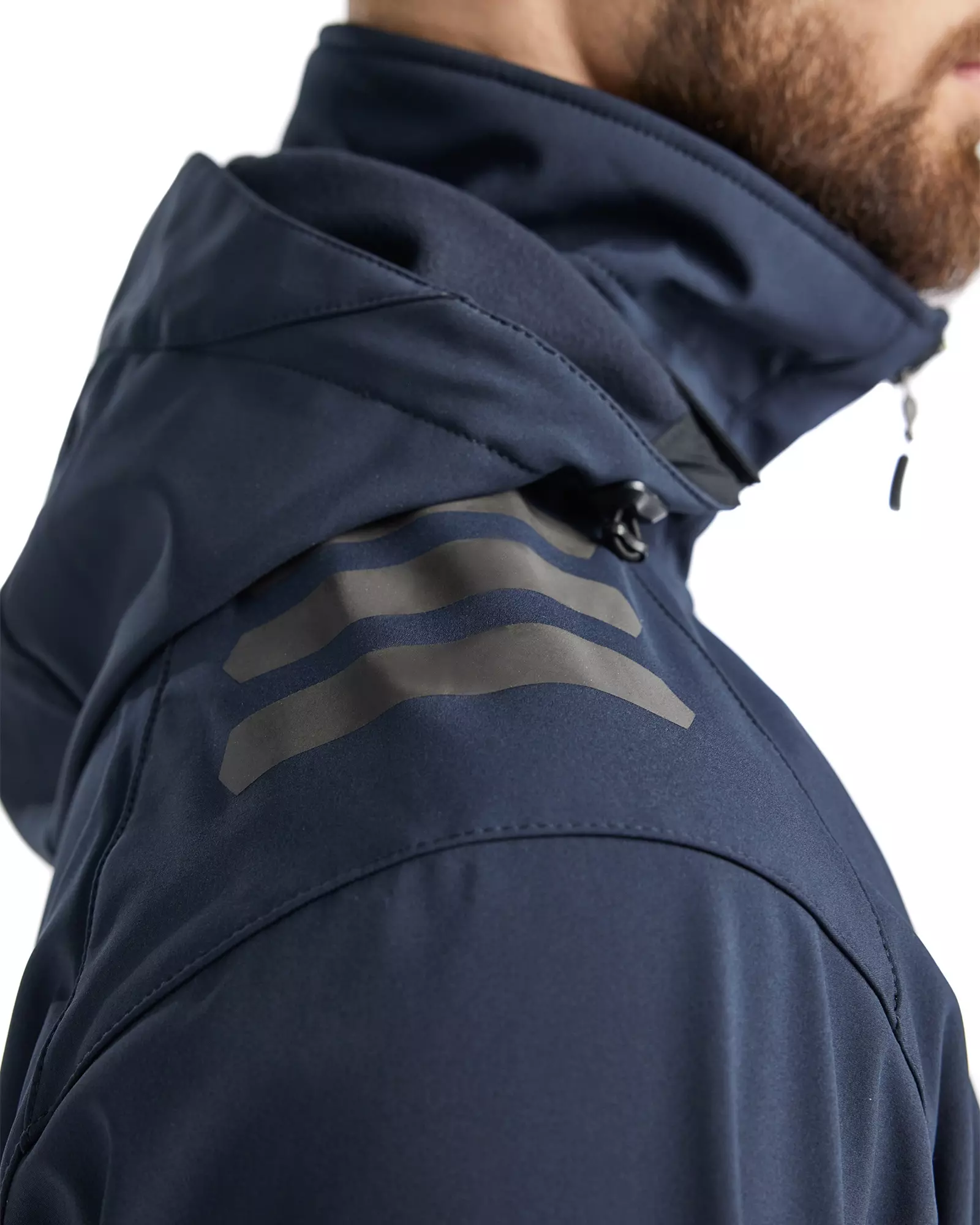 Blåkläder 474925138633, Softshell Jacket, Dark Navy/Yellow, image 7