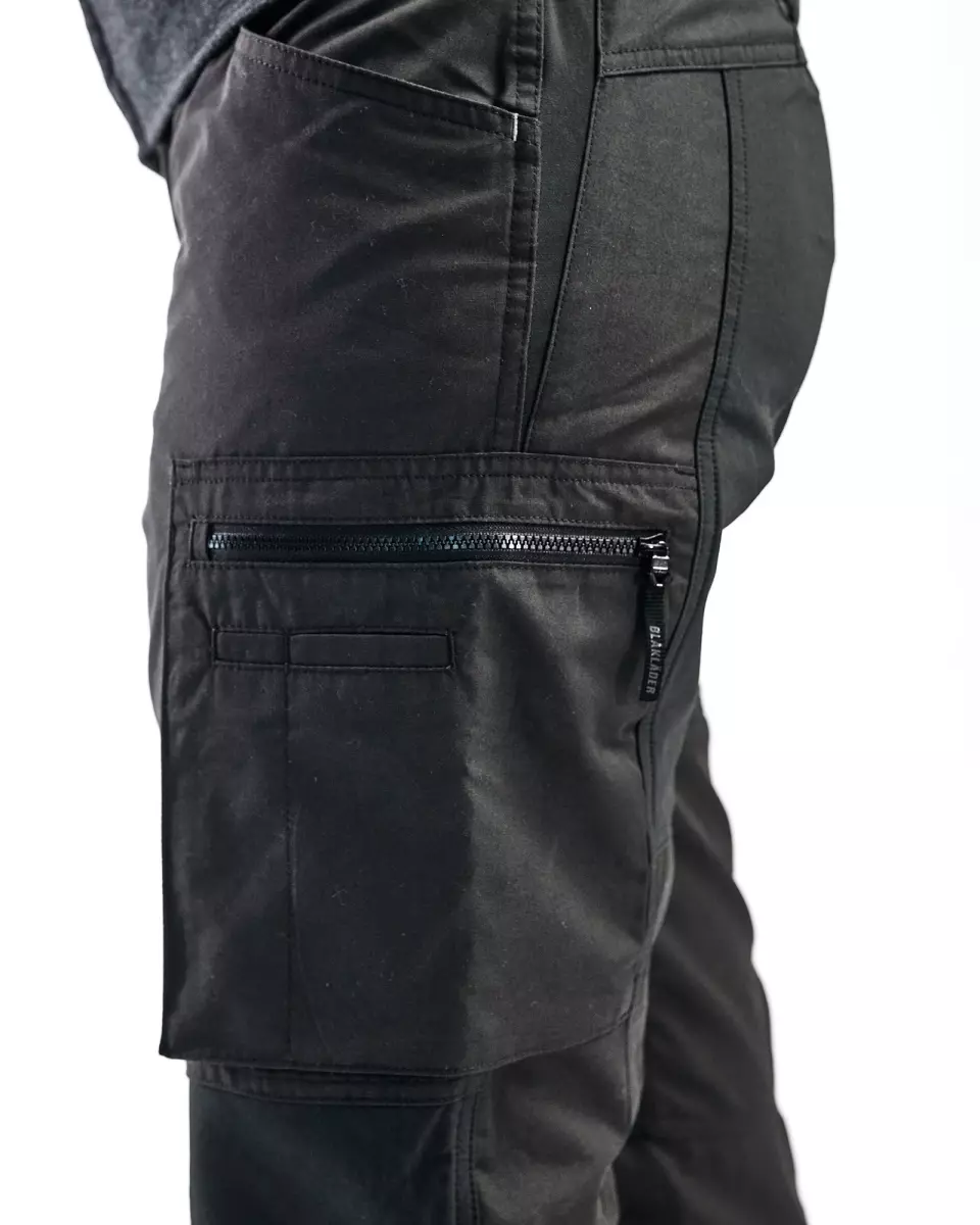 Blaklader 715918459899, Women's Stretch Work Trousers, Dark Grey/Black, image 7, gallery thumbnail