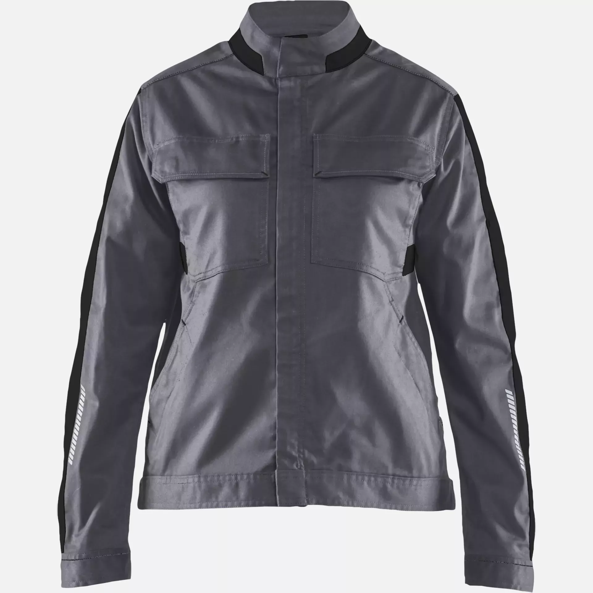 Blaklader 444318329699, Ladies Stretch Industry Jacket, Medium Grey/Black, image 1